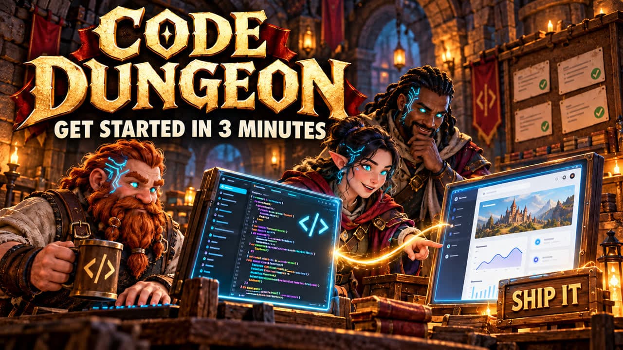 Getting started with Code Dungeon, video thumbnail